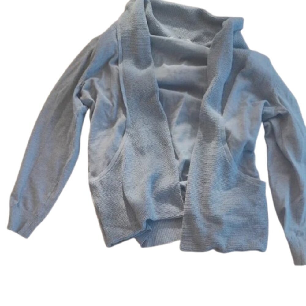 Chloe And Jasmine Elegant Women's Light Dusk Blue Size Large Cardigan